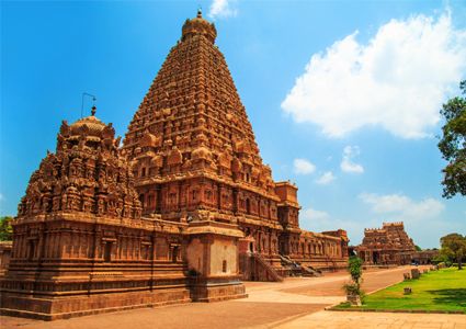 Tamilnadu DMC Tour Agent Operator - Tanjore Temple Tower View